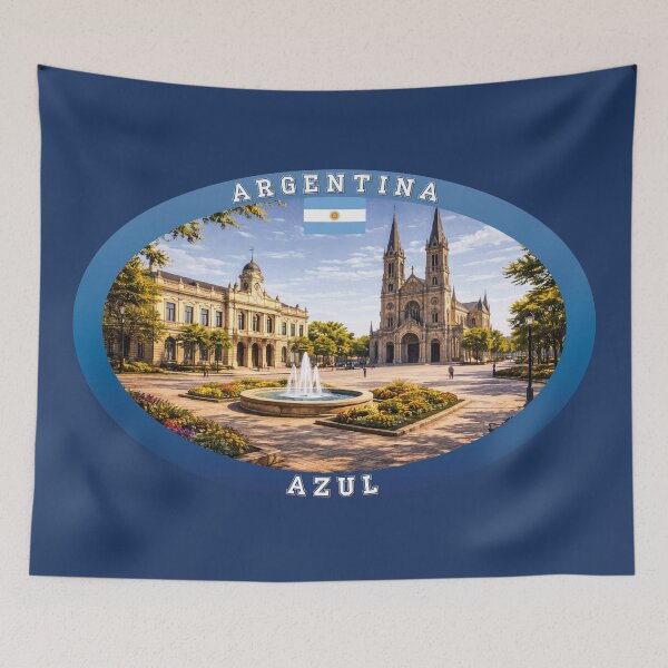 Item preview, Azul Argentina Travel designed and sold by Thistle-TShop.
