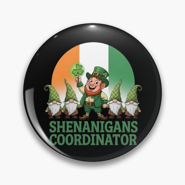Item preview, Shenanigans Coordinator St Patrick’s Day Gnome designed and sold by OlakunleOloroz.
