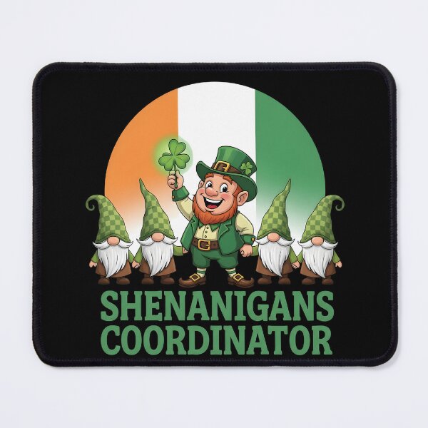 Item preview, Shenanigans Coordinator St Patrick’s Day Gnome designed and sold by OlakunleOloroz.