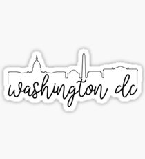 Washington DC Skyline Sticker