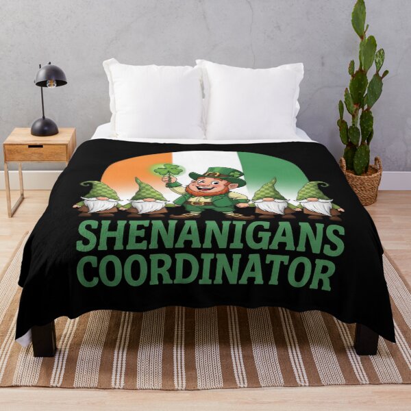 Item preview, Shenanigans Coordinator St Patrick’s Day Gnome designed and sold by OlakunleOloroz.