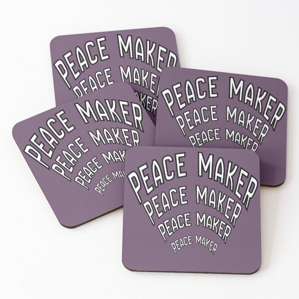 Item preview, Peace Maker Typography Design – Minimalist Positive Quote Aesthetic Art designed and sold by NilofaDesigns.