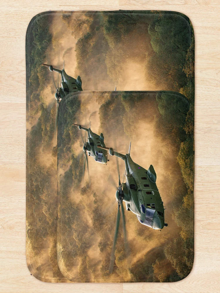 Thumbnail 5 of 6, Bath Mat, Merlin Rising designed and sold by Skyframe Aviation.