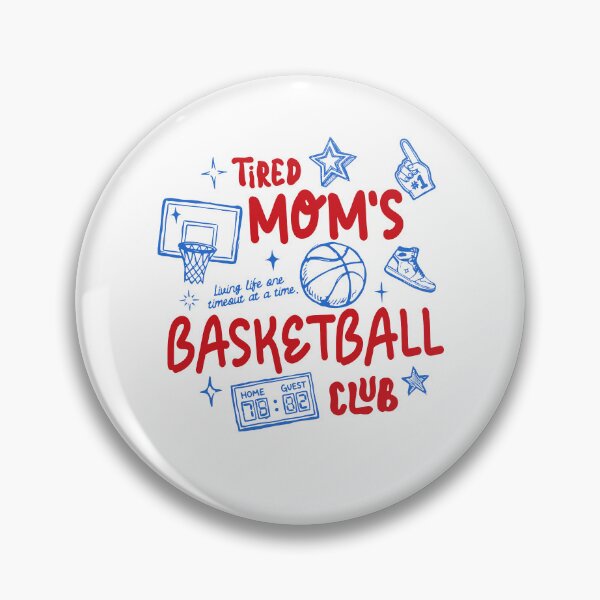 Item preview, Tired Moms Basketball Club Matching Game Day Basketball Team designed and sold by jakaun.