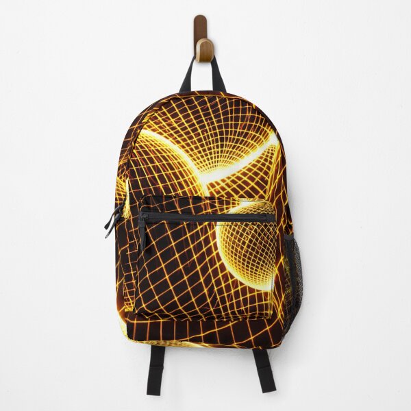Item preview, Golden Wireframe Space Grid designed and sold by Kaleidoscope Print.