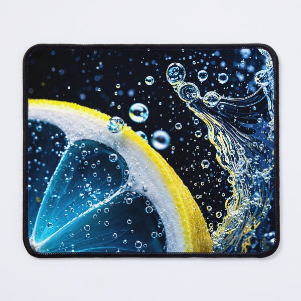 Item preview, Lemon Splash in Blue Water designed and sold by Kaleidoscope Print.