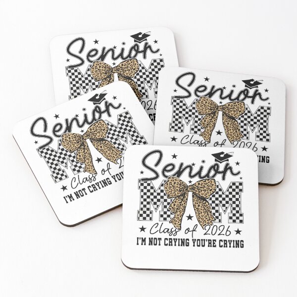 Item preview, Senior Mom 2026 I'm Not Crying You're Crying Leopard Bow designed and sold by jakaun.