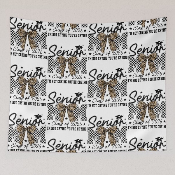 Item preview, Senior Mom 2026 I'm Not Crying You're Crying Leopard Bow designed and sold by jakaun.