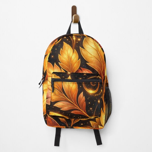 Item preview, Golden Autumn Leaves Stardust designed and sold by Kaleidoscope Print.