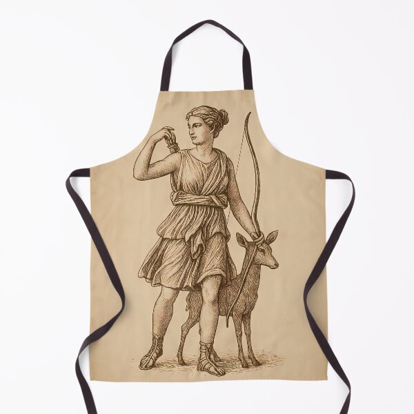 Item preview, Diana Roman Goddess of the Hunt Vintage Illustration designed and sold by NarjaShop.