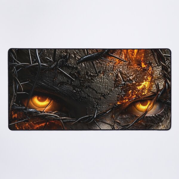 Item preview, Ember Eyes Dark Fantasy Portrait designed and sold by Kaleidoscope Print.