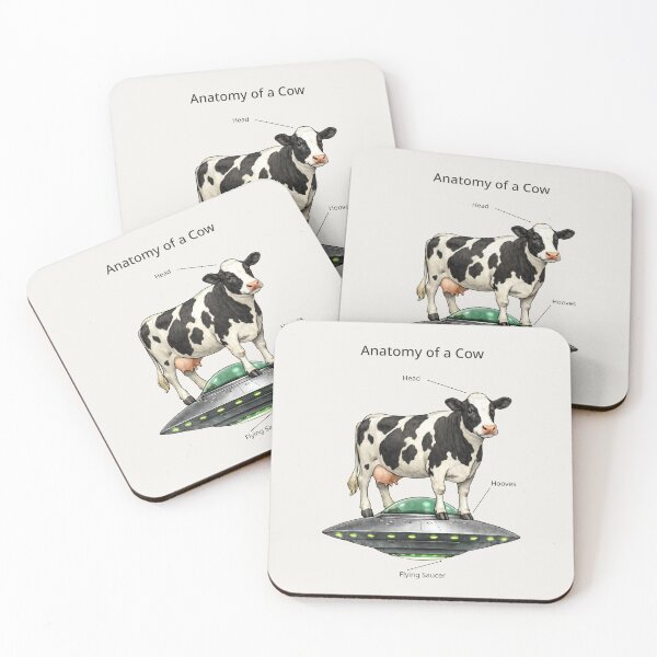 Item preview, Cow Anatomy Diagram Illustration designed and sold by Ombrya.