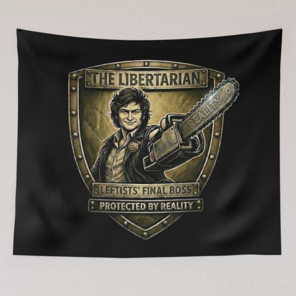 Item preview, ¡Afuera! – The Chainsaw of Truth designed and sold by The Anti-Utopian.