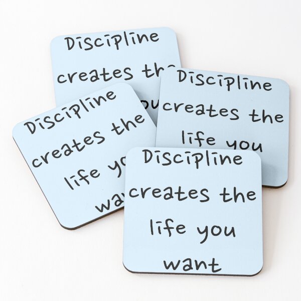 Item preview, Discipline creates the life you want  designed and sold by Creations by lyne.