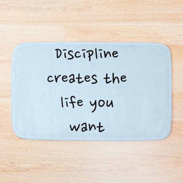 Item preview, Discipline creates the life you want  designed and sold by Quote Chaos.