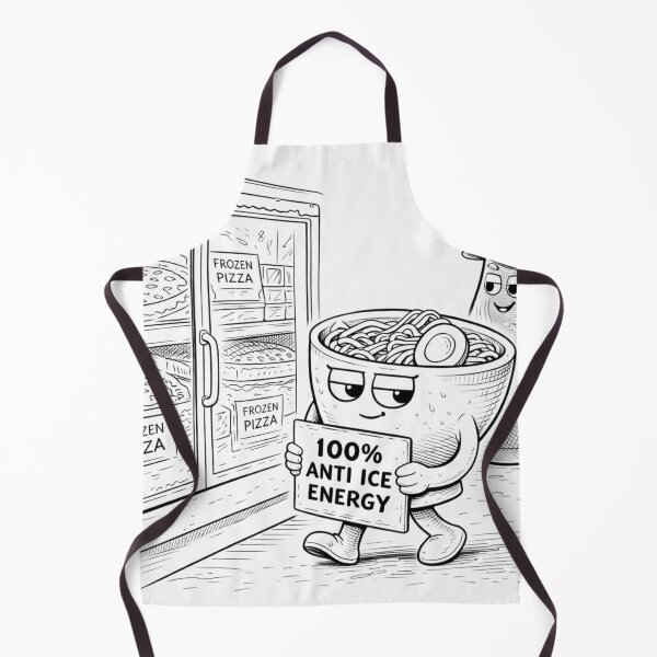 Item preview, 100% Anti Ice Energy Ramen & Team Broth Coloring Page designed and sold by ComedyInkFactor.