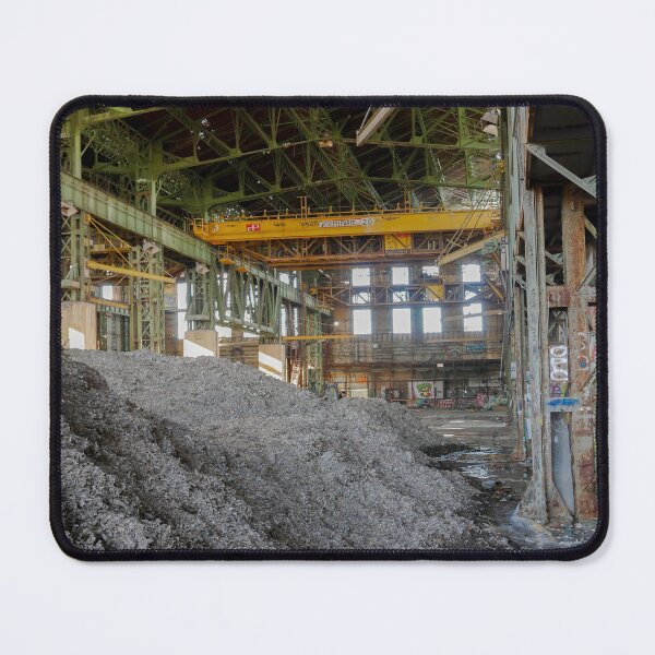 Item preview, Industrial Chaos - Abandoned Hangar and Overhead Crane designed and sold by MagaliRuffato.