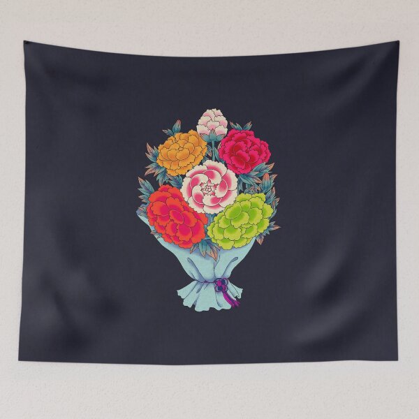 Item preview, Celestial Grandeur: The Ultimate Peony Bouquet designed and sold by QamarART Paintings.
