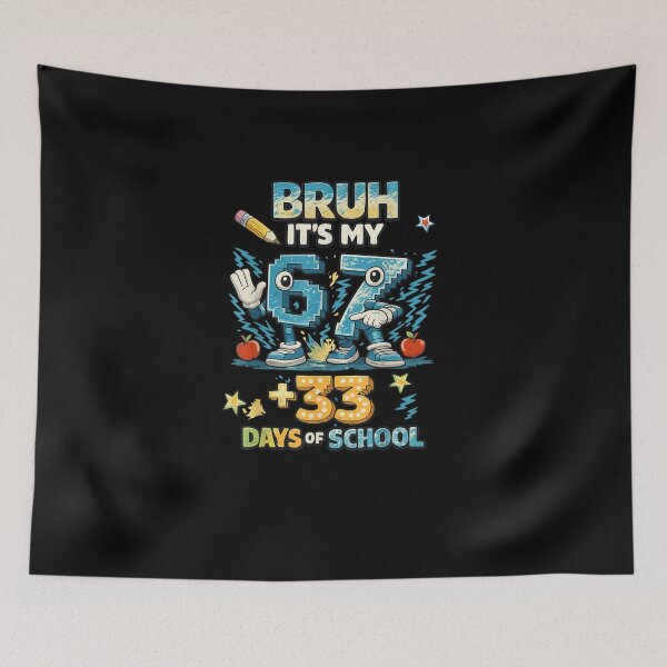 Item preview, Funny Kids 6 7 Bruh Its My 67 33 Days of School 100th Day designed and sold by Juansustait.