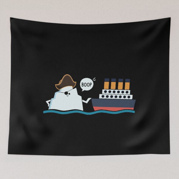 Item preview, Titanic Funny Titanic Iceberg Pirate Boop Parody Boys Girls designed and sold by farhanhafeez.