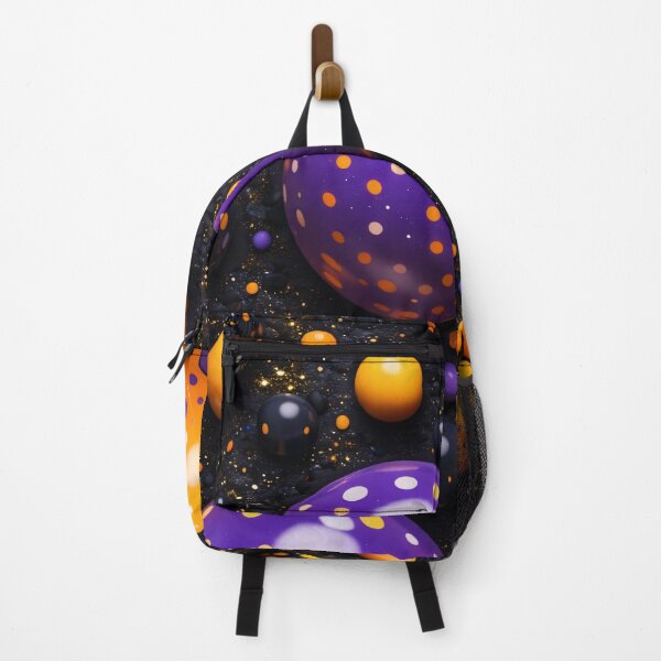 Item preview, Purple and Orange Polka Dot Spheres designed and sold by Kaleidoscope Print.