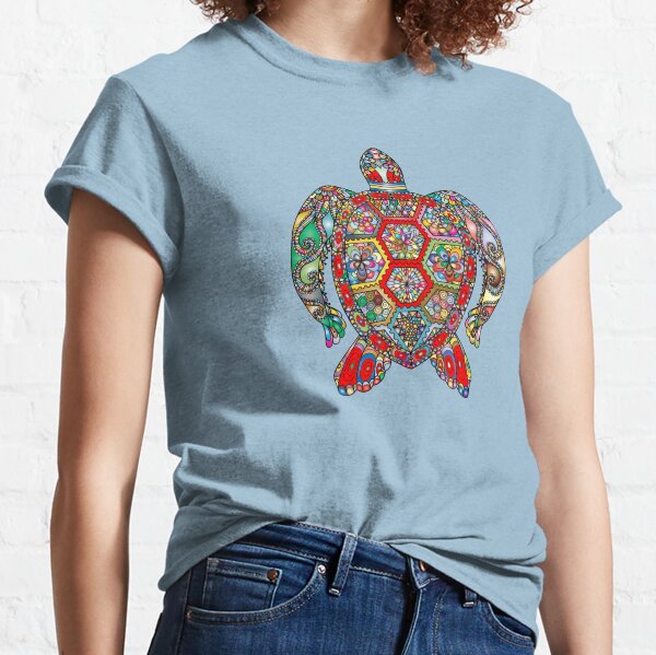 be turtle flower Classic T-Shirt