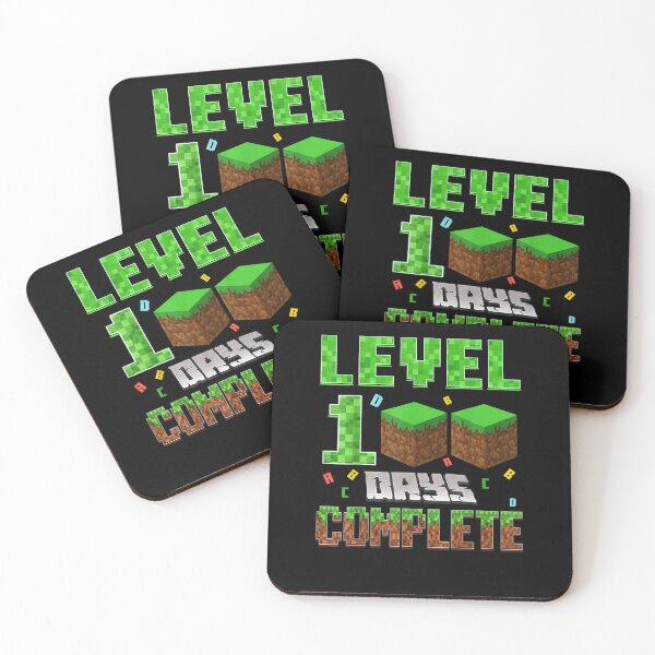 Item preview, Level 100 Days Complete Pixel Gamer School Gift for Boy Kids designed and sold by Juansustait.