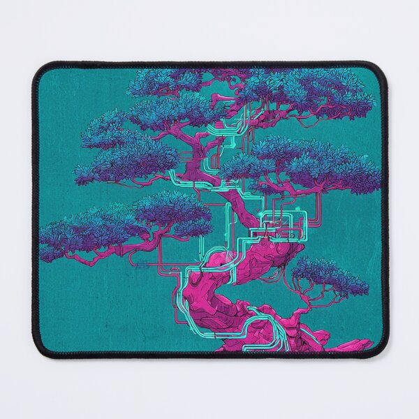 Item preview, Cybernetic Bonsai: Neon Zen Ukiyo-e Fusion designed and sold by chi3-jp.