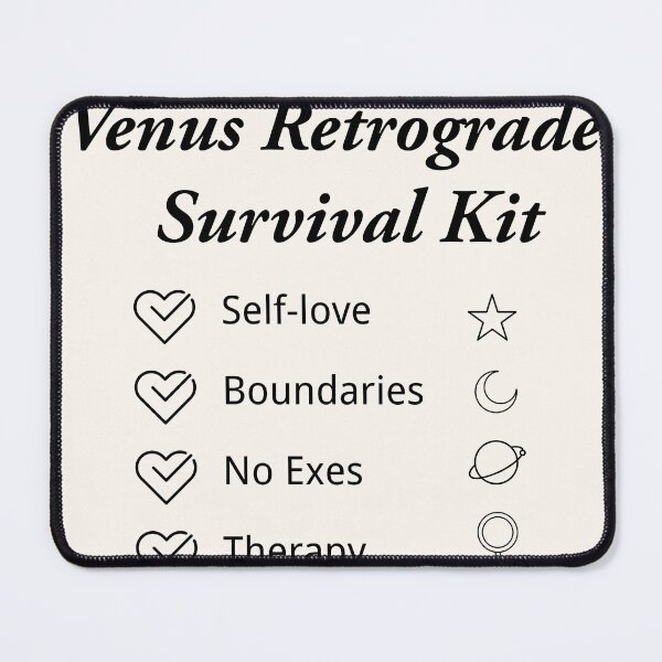 Item preview, Venus Retrograde Survival Kit - Astrology Valentine's Self-Care Checklist designed and sold by ElihanexArts.