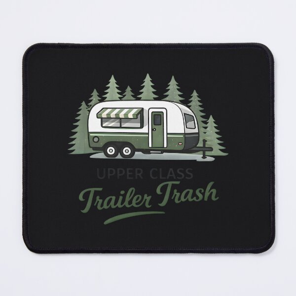 Item preview, Upper Class Trailer Trash Retro Cute Outdoors Illustration  designed and sold by HowToCanadian.