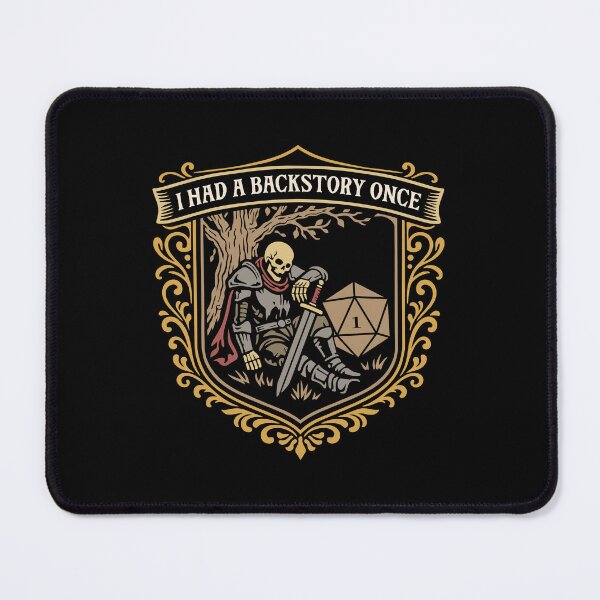 Item preview, I Had a Backstory Once Funny Tabletop RPG designed and sold by pixeptional.