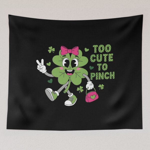 Item preview, Too Cute to Pinch Groovy Shamrock St Patricks Day designed and sold by OlakunleOloroz.