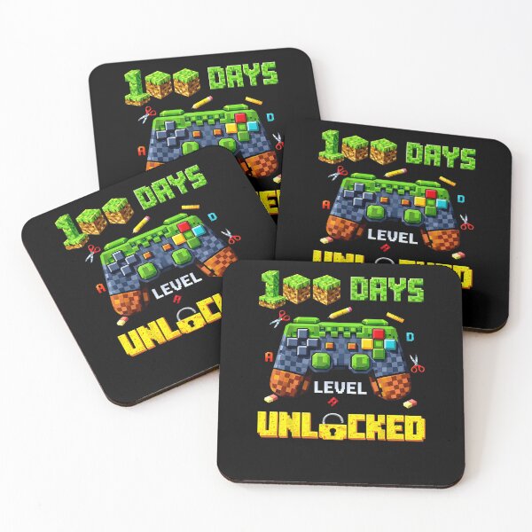 Item preview, Funny 100 Days Level Unlocked Gaming 100 Days of School Boys designed and sold by Juansustait.