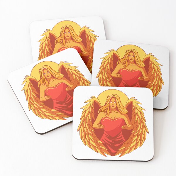 Item preview, the winged angel of love symbolizes the power of love designed and sold by neonabdrawn.
