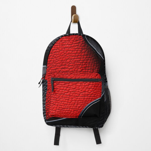 Item preview, Red and Black Leather Texture designed and sold by Kaleidoscope Print.