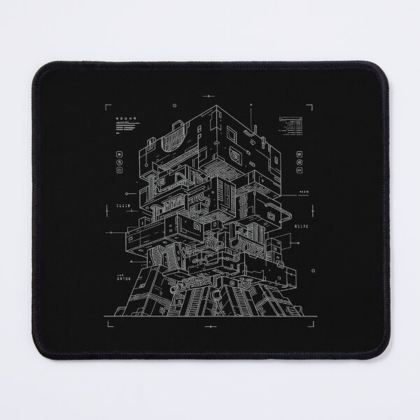Item preview, Futuristic Blueprint - Tech Hardware Art designed and sold by SplashTastic.