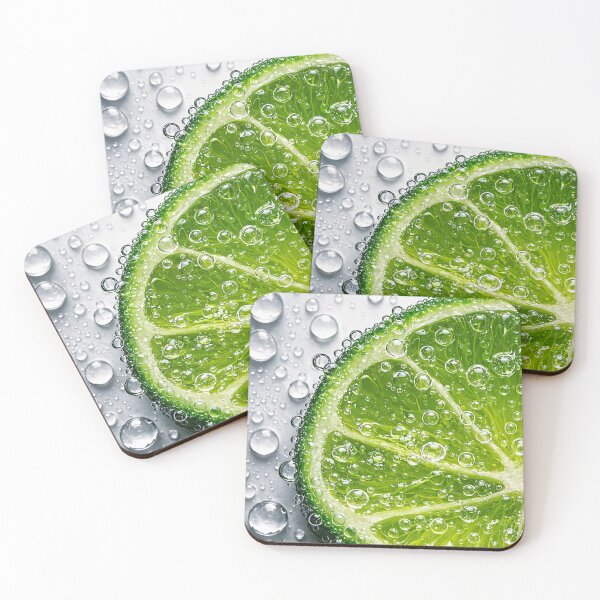 Item preview, Lime Slice with Sparkling Bubbles designed and sold by Kaleidoscope Print.
