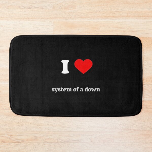 Item preview, I Love System of a Down - Simple Heart Design designed and sold by WatsonSchultz.