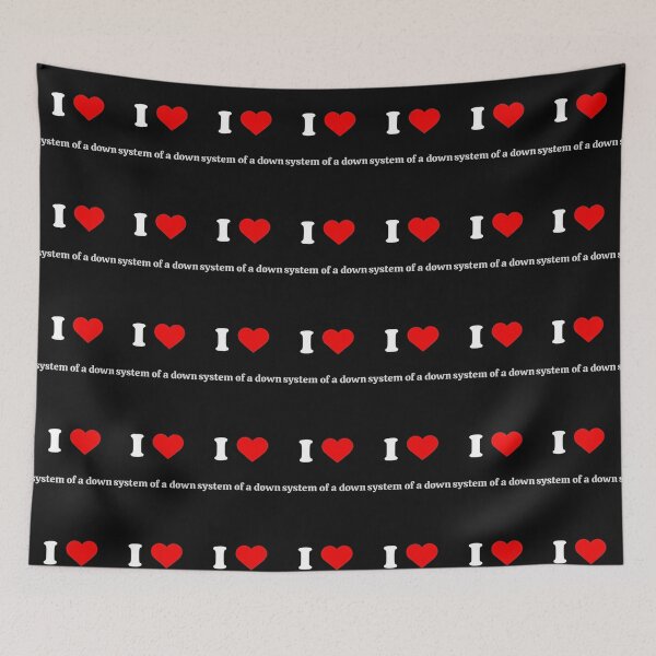Item preview, I Love System of a Down - Simple Heart Design designed and sold by WatsonSchultz.