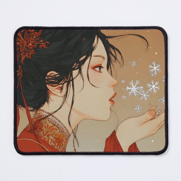 Item preview, Maidens of the Four Seasons III | Winter Snowflake Breath designed and sold by FlowNestStudio.