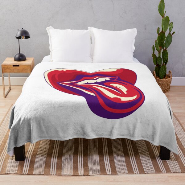 Item preview, surrealistic love heart with a mouth and tongue designed and sold by neonabdrawn.