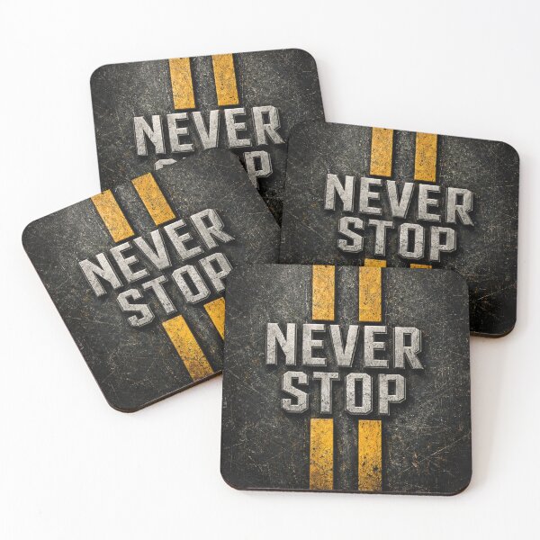 Item preview, Never Stop Motivation Quote designed and sold by Kaleidoscope Print.
