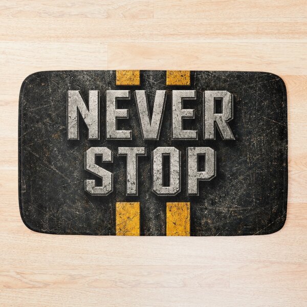Item preview, Never Stop Motivation Quote designed and sold by Kaleidoscope Print.
