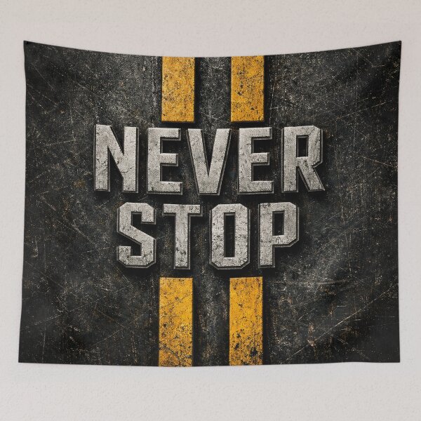 Item preview, Never Stop Motivation Quote designed and sold by Kaleidoscope Print.