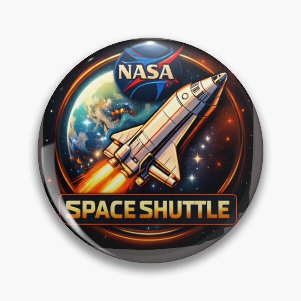 Item preview, Space Shuttle Launch - Retro NASA - Inspired Space Art designed and sold by Nature's Palette.