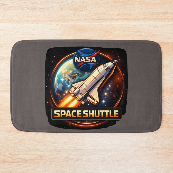 Item preview, Space Shuttle Launch - Retro NASA - Inspired Space Art designed and sold by Nature's Palette.