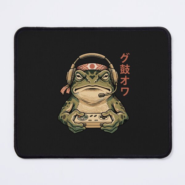 Item preview, Retro Gaming Frog Gamer Japanese Art Themed Anime Manga Aesthetics designed and sold by alenaz.