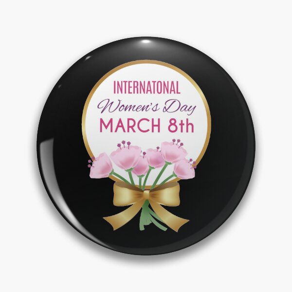 Item preview, Elegant International Women's Day Pink Floral Design designed and sold by WatsonSchultz.