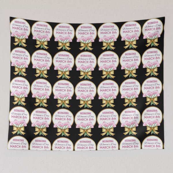 Item preview, Elegant International Women's Day Pink Floral Design designed and sold by WatsonSchultz.