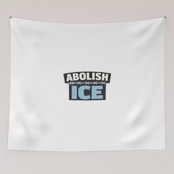 Item preview, Abolish ICE Immigration Justice - Social Justice - No Human Is Illegal designed and sold by CybergenArtworx.